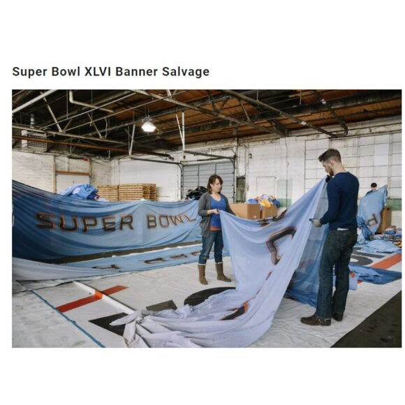 Upcycled Tote Bag - Convertible to Backpack - Crafted by PUP Designers in Indy - Picture 5 of 9